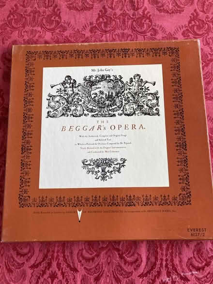 Photo of free Beggar's Opera Vintage Vinyl Record (Near Eubank Costco (SE)) #1