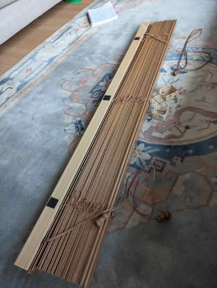 Photo of free Hardwood Venetian Blind 179.5cm (Smedley Street DE4) #1