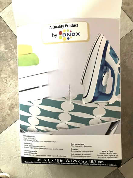 Photo of free ironing boad cover (NoHo 10012) #1