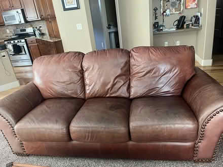 Photo of free Italian Leather Sofa (Southwest Boise) #1