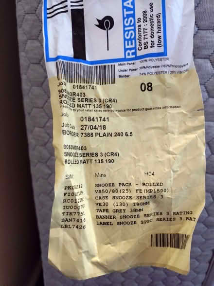 Photo of free Standard double mattress (Rayleigh SS6) #1