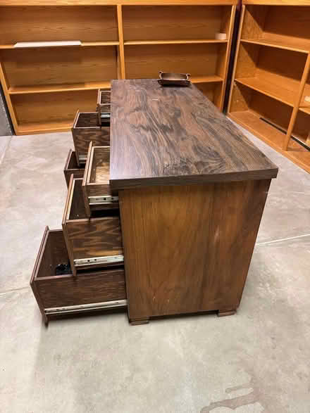 Photo of free Wood Desk - Double side drawers (Westminster, CO 80031) #3