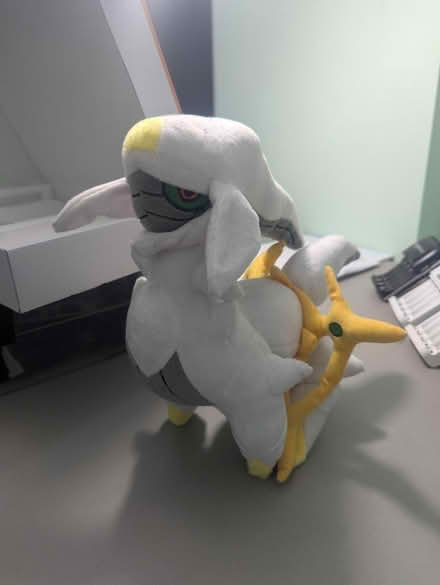 Photo of free Arceus Pokemon plushie (Tufts) #1