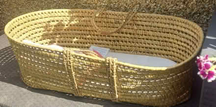 Photo of free baby wicker basket (Carshalton SM5) #1