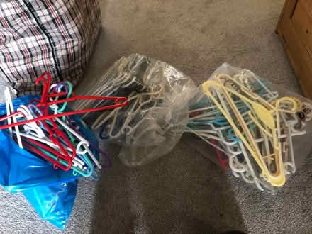 Photo of free Plastic coat hangers (Admaston telford) #1