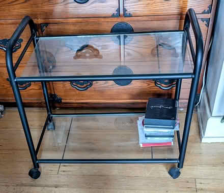 Photo of free Glass Bar Cart (oakland) #1
