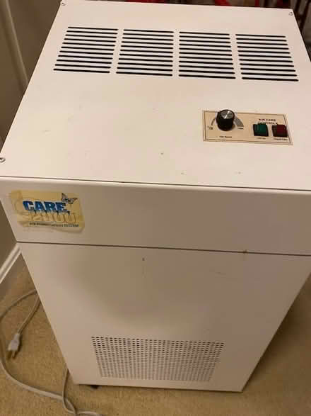 Photo of free CARE 2000 Air Purifier (Purcellville, VA 20132) #1