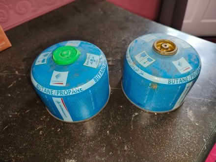 Photo of free Pair camping Gaz canisters, one part used (Bohemia TN37) #1