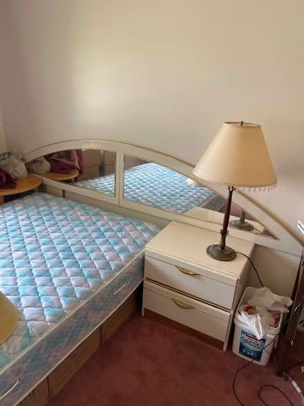 Photo of free Headboard and side nightstand (Kadota x Alamo, Texas tract) #1