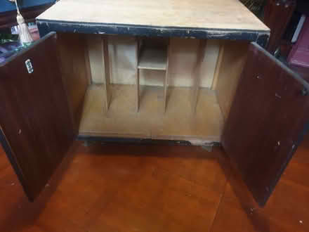 Photo of free 1970's Record Cabinet - in need of tlc (Breadsall DE21) #1