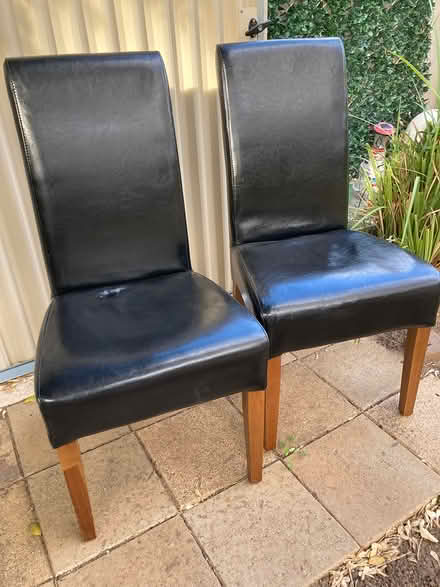 Photo of free 6 dining chairs (Seacombe Gdns, near Westfield) #1
