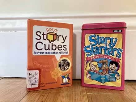 Photo of free story cubes and story starter cards (Belmont, MA) #1
