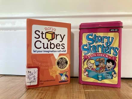 Photo of free story cubes and story starter cards (Belmont, MA) #1
