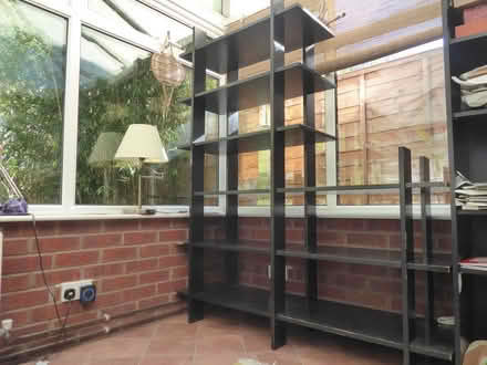 Photo of free Large Black bookcase/room divider (Coleshill B46) #1