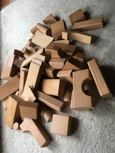 Photo of free Wooden blocks for young children (Fawley OX12) #1