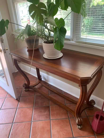 Photo of free Wood Sofa Table (Cottageville, South Brunswick) #1