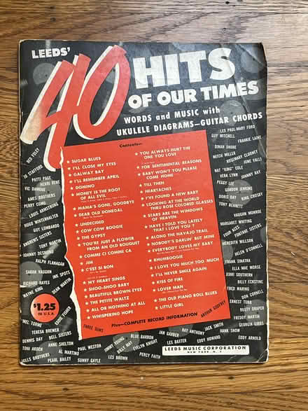 Photo of free Song books (Berkeley, near Claremont Hotel) #1
