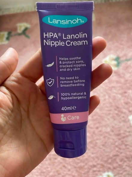 Photo of free Breastfeeding nipple cream (B44) #1