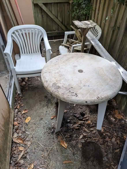 Photo of free Table and chairs (West Devon District EX20) #1