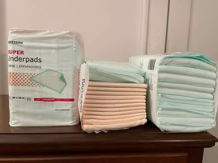Photo of free Eldercare items:pads,briefs,inserts (Woodside) #1