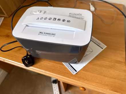Photo of free Desktop paper shredder (Kingsteignton) #1