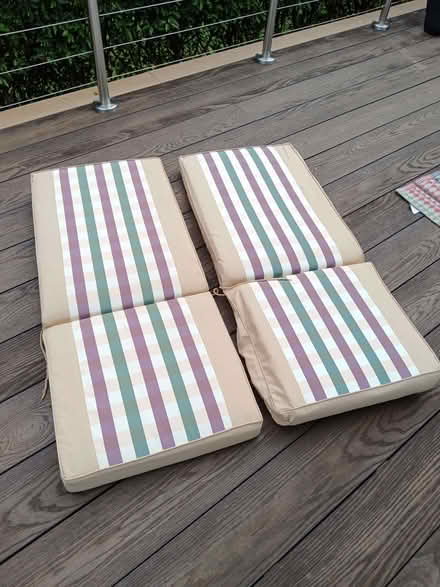 Photo of free Sun lounger cushions (Wistaston CW2) #1