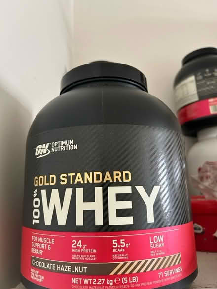 Photo of free 5x whey protein EMPTY containers (CV2) #1