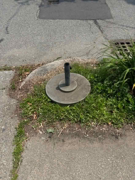 Photo of free Outdoor umbrella stand (Newtonville) #1