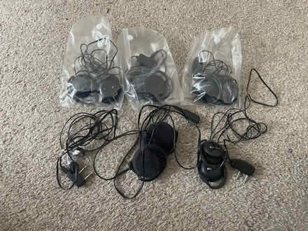 Photo of free 6x 2 pin earpieces (Longbarn WA2) #1