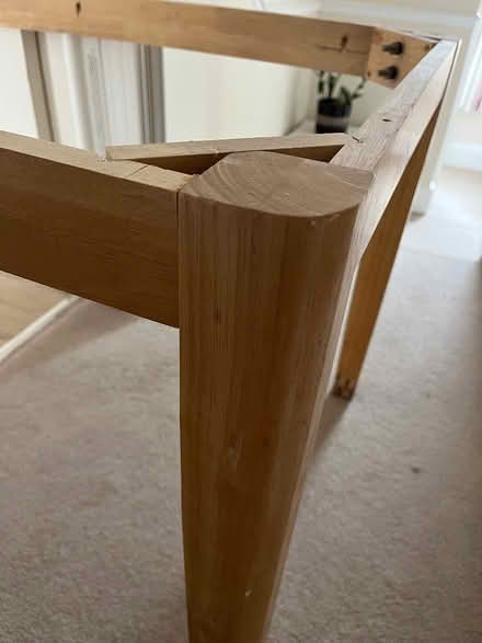 Photo of free Solid Wooden Table/Desk Frame (Ottery St Mary) #4