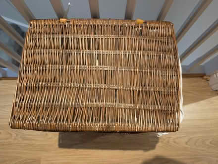 Photo of free Wicker washing basket (N11 3qa nr new Southgate stn) #2