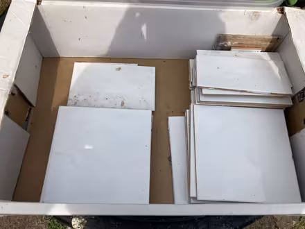 Photo of free White bathroom tiles (Kingskerswell) #1