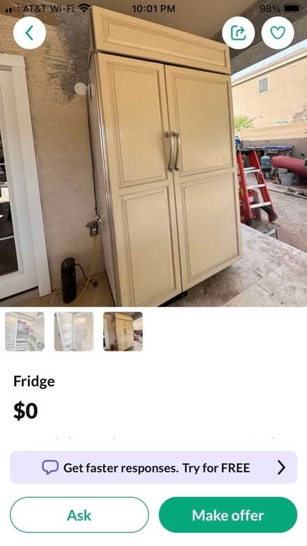 Photo of free frige in Queen Creek (East Valley, Gilbert) #2
