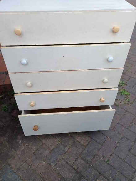 Photo of free Chest of drawers - white (Woodley RG6) #3