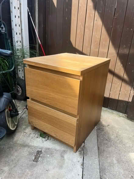 Photo of free Malm bedside table x1 (Lower Penwortham PR1) #1