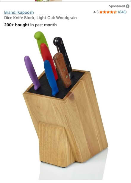 Photo of free Knife block - used. Not new (Teaneck) #3