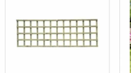 Photo of Diamond fence topper,square trellis (Stockport SK1) #2
