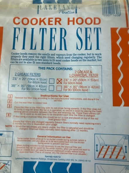 Photo of free Lakeland filter set (Greenhills, East Kilbride) #2