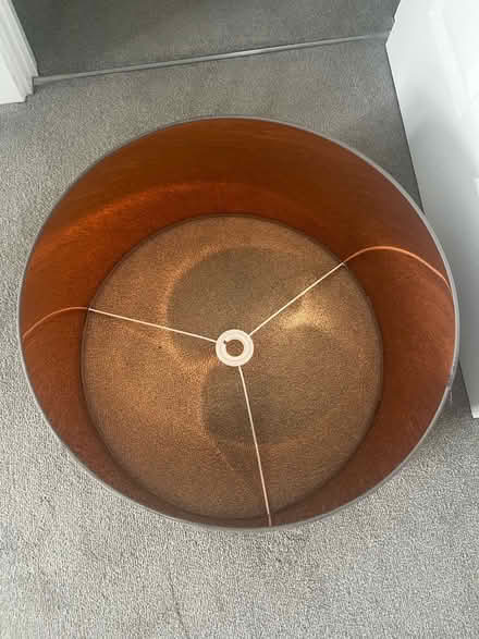 Photo of free Two grey lampshades (Earith PE28) #3