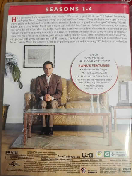 Photo of free MONK - all 8 seasons (Passaic) #2