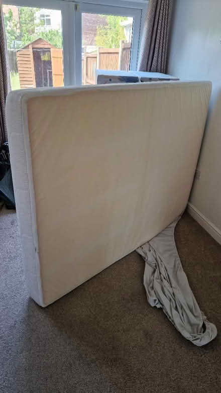 Photo of free Double mattress and bed base (M40 Harpurhey) #3