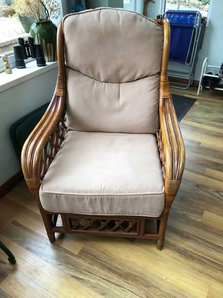 Photo of free Pair Of Upholstered Conservatory Chairs (CT21) #1