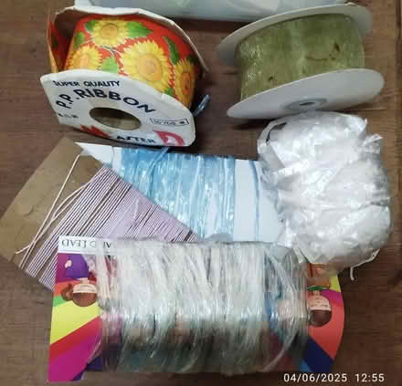 Photo of free Assorted string & ribbons (Tpy) #1