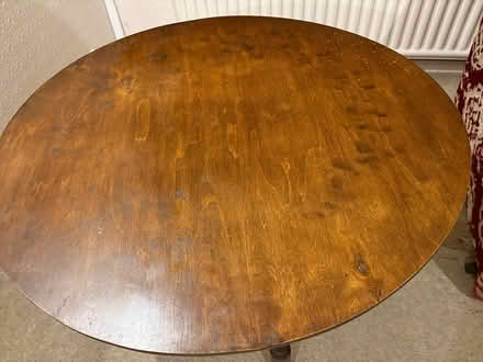 Photo of free Antique wooden collapsible table (Lymm) #2