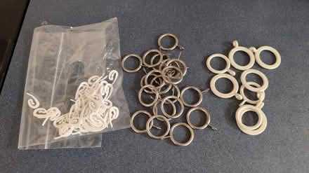 Photo of free Curtain hooks and rings (RG1, reading) #1