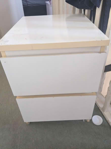 Photo of free White bedside cabinet (Knaresborough) #1