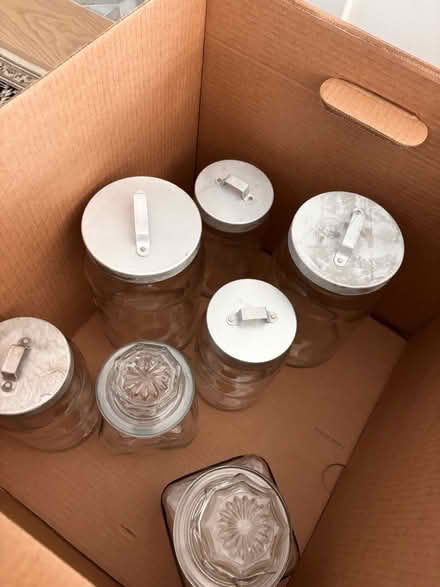 Photo of free Clean glass jars (Westmont and Harriet Ave) #1