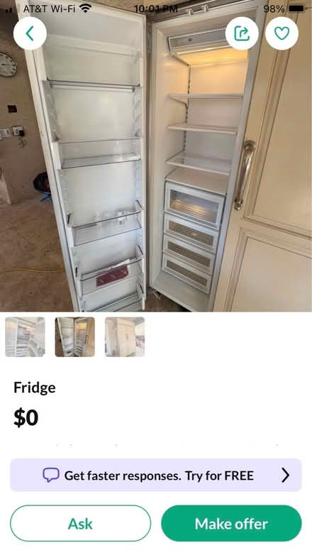 Photo of free frige in Queen Creek (East Valley, Gilbert) #3