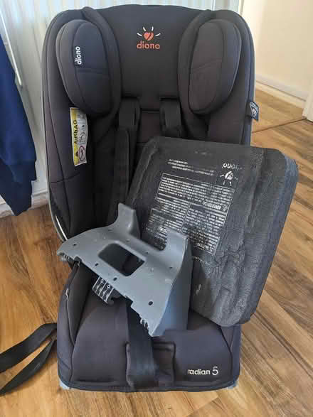 Photo of free Diono radian 5 car seat (Knaresborough) #1