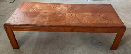 Photo of free Oak coffee table (Capitol Hill) #1